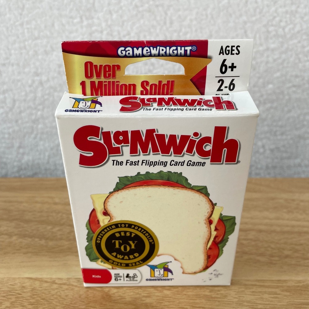 Gamewright Slamwich The Fast Flipping Card Game Food Them Kids Family 2-6 Player